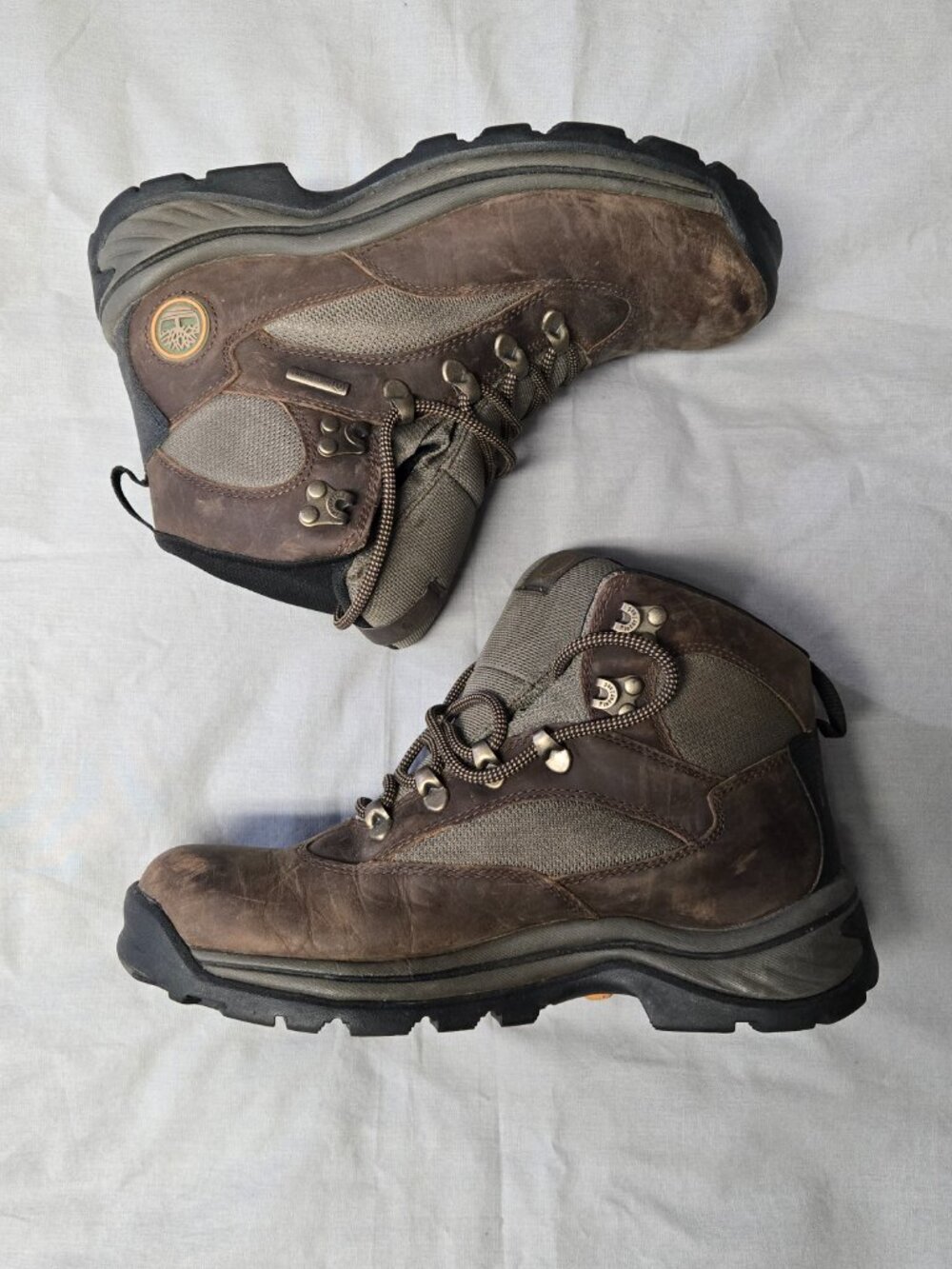 Timberland Chocorua Waterproof Mid Hiker Brown Boots Size M8 / W9 Outdoor Hiking